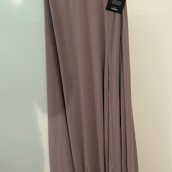 Lulus Garden Bliss Dusty Lavender Cutout Flutter Sleeve Maxi Dress Woman's S - Picture 7 of 8